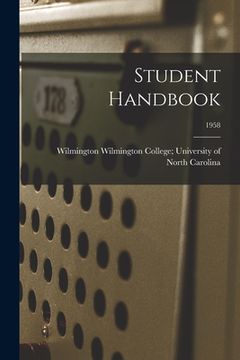 portada Student Handbook; 1958