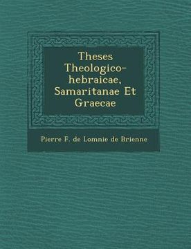 portada Theses Theologico-Hebraicae, Samaritanae Et Graecae