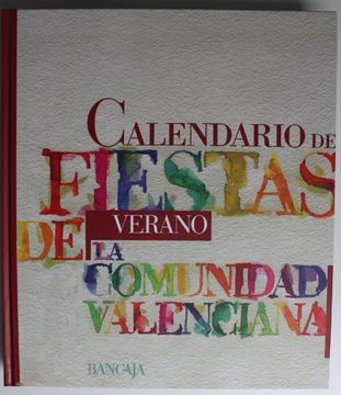 portada Calendario de Fiestas de la Comunidad Valenciana. Verano