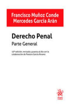 portada Derecho Penal Parte General 10ª Edición 2019 (Manuales de Derecho Penal)