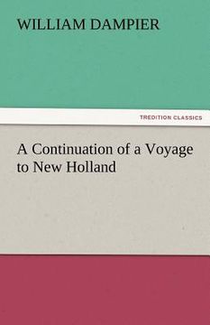 portada a continuation of a voyage to new holland