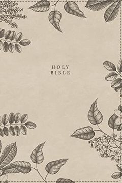portada Niv, Compact Center-Column Reference Bible, Leathersoft, Stone, red Letter, Thumb Indexed, Comfort Print (en Inglés)