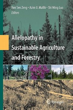 portada allelopathy in sustainable agriculture and forestry (en Inglés)