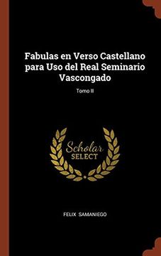 portada Fabulas en Verso Castellano Para uso del Real Seminario Vascongado; Tomo ii