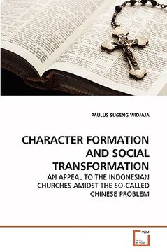 portada character formation and social transformation (en Inglés)