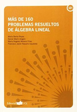 portada Más de 160 problemas resueltos de álgebra lineal