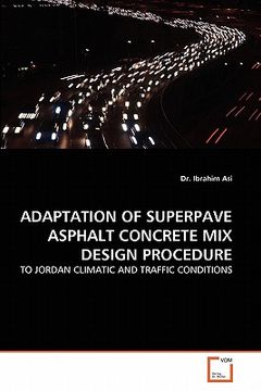 portada adaptation of superpave asphalt concrete mix design procedure (en Inglés)