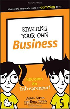 portada Starting Your Own Business: Become an Entrepreneur! (Dummies Junior)