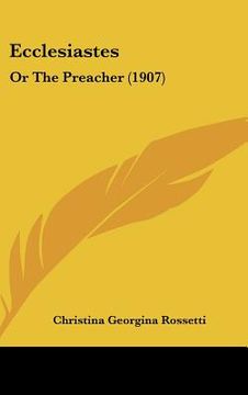 portada ecclesiastes: or the preacher (1907) (en Inglés)