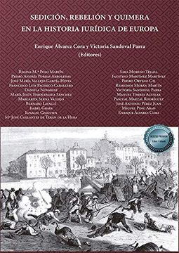 portada Sedición, Rebelión y Quimera en la Historia Jurídica de Europa (in Spanish)