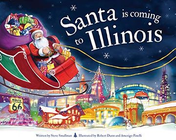 portada Santa is Coming to Illinois (en Inglés)