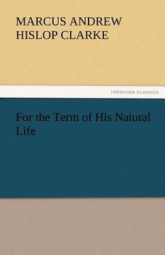portada for the term of his natural life (in English)