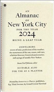 portada An Almanac of new York City for the Year 2024 (in English)