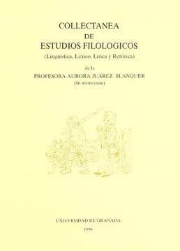 portada Collectanea Estudios Filologicos