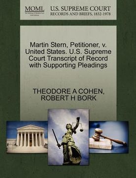 portada martin stern, petitioner, v. united states. u.s. supreme court transcript of record with supporting pleadings