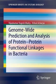 portada genome-wide prediction and analysis of protein-protein functional linkages in bacteria (in English)