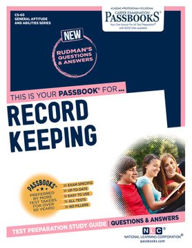 portada Record Keeping (Cs-60): Passbooks Study Guide Volume 60 (en Inglés)