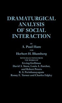 portada Dramaturgical Analysis of Social Interaction 
