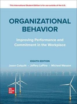 portada Ise Organizational Behavior: Improving Performance and Commitment in the Workplace (en Inglés)