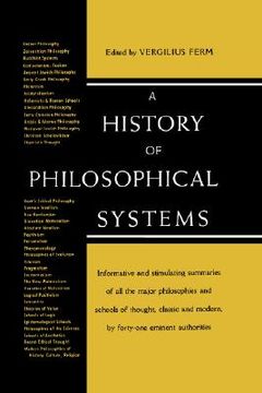 portada a history of philosolphical systems (en Inglés)