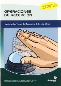 portada Operaciones de Recepción: Gestione las Tareas Administrativas de Recepción de Forma Eficaz (in Spanish)