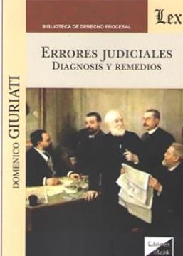 portada Errores Judiciales: Diagnosis y Remedios