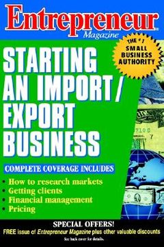 portada entrepreneur magazine: starting an import/export business (in English)