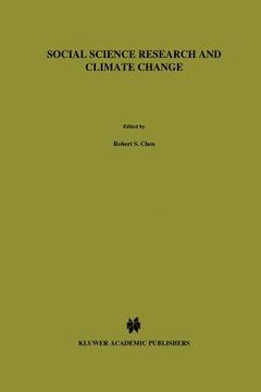 portada Social Science Research and Climate Change: An Interdisciplinary Appraisal (en Inglés)