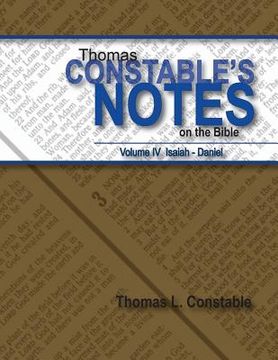 portada Thomas Constables Notes on the Bible: Vol IV Isaiah- Daniel (en Inglés)