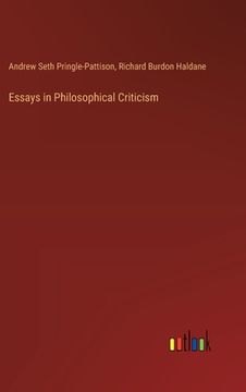 portada Essays in Philosophical Criticism