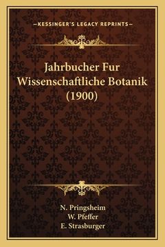 portada Jahrbucher Fur Wissenschaftliche Botanik (1900) (en Alemán)