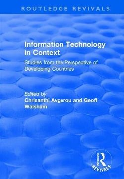 portada Information Technology in Context: Studies from the Perspective of Developing Countries (in English)