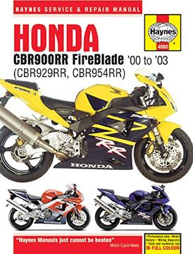 portada Honda CBR900RR Service and Repair Manual (Haynes Service and Repair Manual)