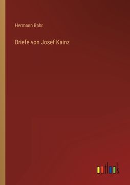 portada Briefe von Josef Kainz (in German)