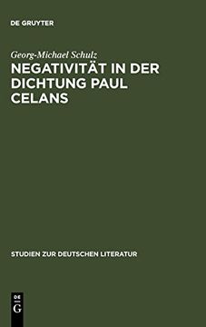 portada Negativitat in der Dichtung Paul Celans (en Alemán)