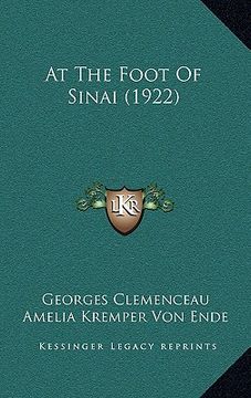 portada at the foot of sinai (1922) (in English)