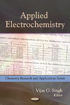 portada Applied Electrochemistry (Chemistry Research and Applications) (en Inglés)