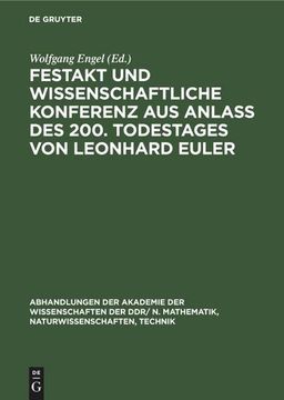 portada Festakt und Wissenschaftliche Konferenz aus Anlaß des 200. Todestages von Leonhard Euler (en Alemán)