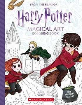 portada Magical art Coloring Book (Harry Potter) (in English)