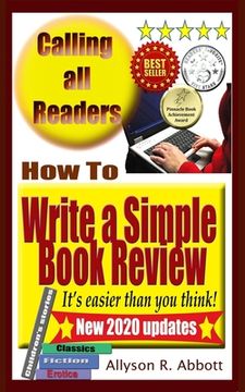 portada How To Write a Simple Book Review: It's easier than you think! (en Inglés)