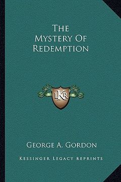 portada the mystery of redemption (en Inglés)
