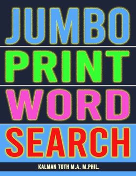 portada Jumbo Print Word Search: 111 Large Print Word Search Puzzles (in English)
