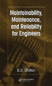 portada maintainability, maintenance, and reliability for engineers (en Inglés)