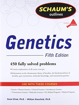 portada Schaum's Outline of Genetics, Fifth Edition (Schaums Outline Series) (en Inglés)