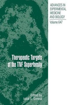 portada therapeutic targets of the tnf superfamily (in English)
