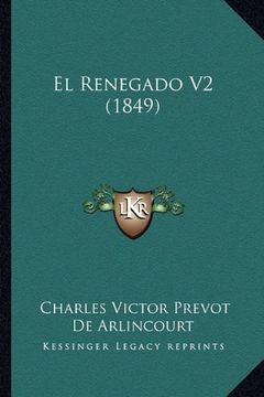 portada El Renegado v2 (1849)
