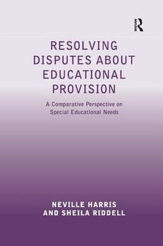 portada resolving disputes about educational provision (en Inglés)