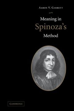 portada Meaning in Spinoza's Method (en Inglés)