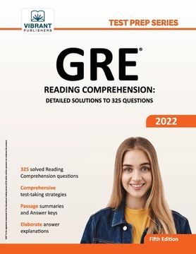 portada GRE Reading Comprehension: Detailed Solutions to 325 Questions (en Inglés)