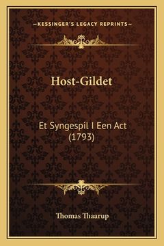 portada Host-Gildet: Et Syngespil I Een Act (1793) (en Danés)